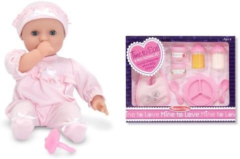 melissa and doug doll feeding set