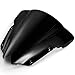Black Double Bubble Windshields for Yamaha YZF R6 2008 2009 2010 2011 2012 2013 2014 2015 2016