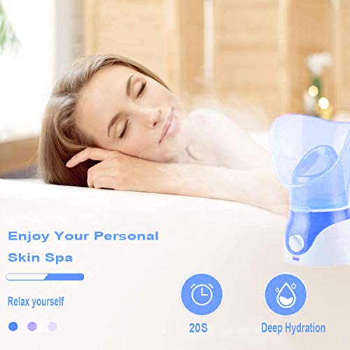 huasida Facial Steamer Personal Steam Inhaler Sauna Facial Steamer Hot