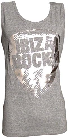 Ibiza Rocks: Plectrum Mens Vest - Grey Marl, XL - Extra Large
