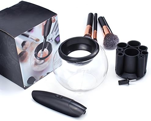LittleBlack Cosmetics Electric Makeup Cosmetic Brushes Brush Cleaner Drying Washing Machine Tool Set (Black)