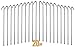 ALAZCO 20pc Galvanized Steel Tent Pegs - Garden Stakes -Heavy Duty - Rust Free