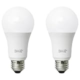 IKEA RYET LED Bulbs E26 A19 2700K Warm Soft White - Pack of 2 (1000 Lumen - 11.5 Watts)
