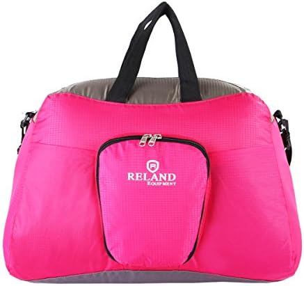 Foldable Travel Duffel Bag Lightweight Carryon Luggage, Medium Size for Women