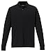 Ash City - Core 365 Men's Pinnacle Performance Long-Sleeve Piqué Polo L BLACK