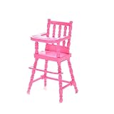 Dengguoli 1 Pc Doll Baby Plastic High Feeding Chair Dollhouse Furniture