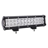 MICTUNING CREE LED Light Bar, 12Inch 72W Combo Spot Flood Beam 5040lm Off Road Driving Fog Lights for Jeep Rzr ATV UTV SUV Truck Boat