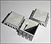 LinuxFreak brand Aluminum Heatsink set for Raspberry Pi - Set of 2 Heat Sinks