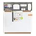 U Brands PINIT Magnetic Dry Erase Board Deluxe Value Pack, 16 x 20 Inches, White Frame (715A00-01)