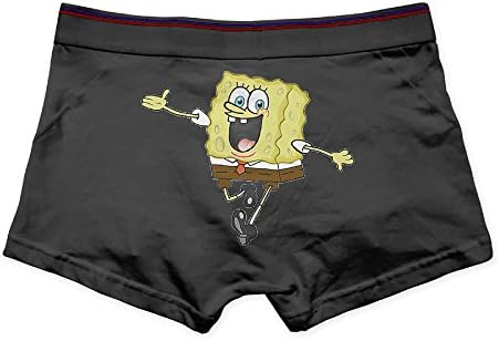 AALEXXJI1 Men's Sponge Bob Boxer Briefs
