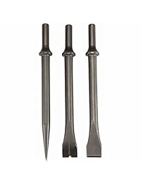 3 PC extra larga Bit Set para perforadora Aire Cincel martillo herramienta Flat Tapered Cutter