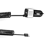 24W 4.8A Universal USB Type C Car Power Charger with USB-C 1M Cable Charge 2 Device for Google Pixel XL, Nexus 5X, 6P, Asus ZenFone 3, LG V20, G5, G6, HTC 10, Bolt and Type-C Phone (Car Charger)