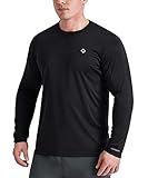 NAVISKIN Men’s UPF 50+ UV Sun Protection Performance Long Sleeve T-Shirt Lightweight Running Outdoor Shirt