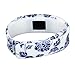 Malltop LED Floral Watch, Unisex Rubber Bracelet Water Resistant Touch Screen Sports Wrist Watch