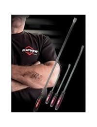 Dominator 58" curvedscrewdrive Pry Bar, 3piece Dominator Screwdrive Juego de palancas y Mayhew playera