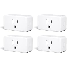 THIRDREALITY ZigBee Smart Plug 4 Pack with Real-time Energy Monitoring,15A Outlet, Zigbee Repeater,ETL Certified,ZigBee Hub R