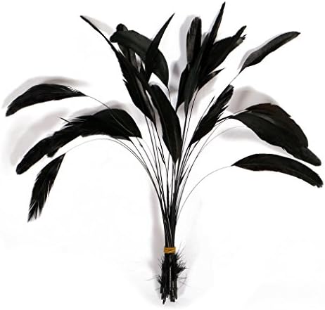 Wionya 20pcs Cocktail Feather Craft 12-14inch(30-35cm) Plume for Wedding Centerpieces Home Decoration