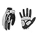 Cgecko Men's Reflex Gel Bike Full Finger Glove Cycling Skiing Skateboard Shock Pads