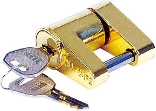 Reese 7006600 Trailer Coupler Lock, Brass Automotive Accessories, 1