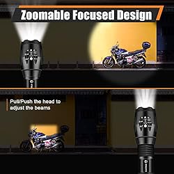 Esgofo LED Flashlights 2 Pack Bright Powerful EDC