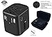 Travel Adapter All in One Universal Travel Adapter Worldwide Power Plug 4.5A 4USB Charging Ports Power IQ Fast Charge Universal AC Socket Wall Charger for Cell Phone Power Converter Adaptor (4 USB)