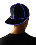 Light Up El Wire Hats (Blue)