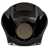 Krator NEW Black & Smoke Quarter Fairing Windshield Kit for Harley Davidson XL FXR Dyna