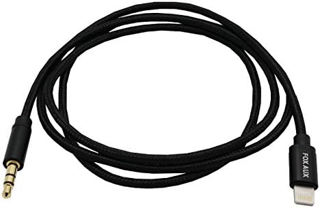 iPhone 7 &amp; 7 Plus Lightning to 3.5mm Male Auxiliary Cord - Premium Headphone Adapter to Car Stereo (3.5mm Aux Cable) (Black)
