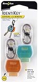 Nite Ize IdentiKey Covers + S-Biner Key Clips, Write-On Universal Key Covers For Quick Key Identification + Attachment To Key Chain, Multiple Colors