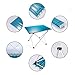 Outry Lightweight Aluminum Folding Table, Portable Camp Table, Outdoor Picnic Camping Backpacking Beach Patio Collapsible Foldable Tablethumb 2
