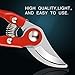 Ronix Bypass Pruning Shears (RH3108), Garden Clippers, Hand Pruners, Garden Shears, Pruner, 8″ Professional Heavy Duty Tree Trimmer, Curved Stainless Steel Blades and Safety Lockthumb 1