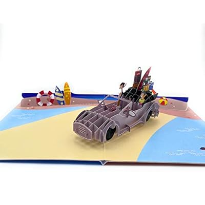 IOC Christmas Travel Pop Up Card - Graduation card, Father's Day Card, Family Beach trip, Husband treats, daughter to… 41zilL0%2BZfL