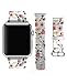Apple Watch Band, Premium Leather Strap Wrist Band Replacement - Apple Watch 38mm Models Romantic Pink and Red Roses