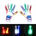 Led Skeleton Gloves for Kids, Light Up LED Flashing Skeleton Hand Gloves 12 Color Changing Flashing Shows Halloween Decoration Costume Party Concert Clubbing, Best Gift for Kids Boys &Girls, for Novelty, 1 Pair, White
