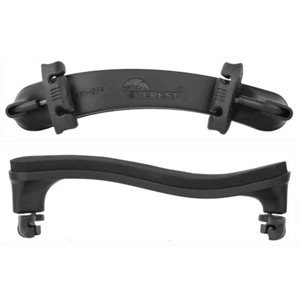 Everest EF-4 Foldable Violin Shoulder Rest - Black 3/4 and 4/4 Size