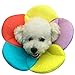 NACOCO Pet E-Collar Elizabethan Collars Recovery Pet Cone for Cats and Small Dogs Breathable Soft Edge and Easy to Clean(Multicolour,M)