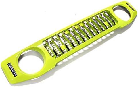 新型 ジムニー Jb64w ジムニーシエラ Jb74w Gルック フロントグリル キネティックイエロー 純正色 国内塗装済 Ledデイライト Ledウインカー内蔵 ガーニッシュ カバー 取付説明書付き