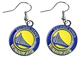 Golden State Warriors Dangle Logo Earring Set NBA Charm Gift