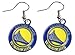 aminco Golden State Warriors Dangle Logo Earring Set Nba Charm Gift