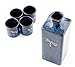 Authentic Imported Japanese Blue Dragonfly Tombo Pottery Sake Set with 14 fl oz Tokkuri Bottle and Four 1 fl oz Ochoko Cups Gift Set Made In Japan