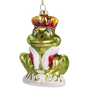Kerstbal Kikkerprins – ca. 9,5 cm
