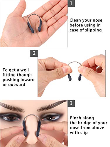 image for Jovitec Nose Clip Swimming Training Protector Nose Clips for Adults Ki