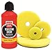 Griot's Garage 5.5” Perfecting Foam Pads for Car Polishing and Detailing, Buffing Pads for Paint Correction, Polishing, and Waxing, Yellow, Set of 2