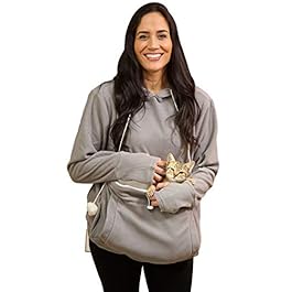 KITTYROO Cat Hoodie, The Original AS SEEN ON TV Kitty Carrying Sweatshirt, with Super Soft Kangaroo Pet Pouch