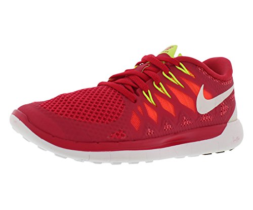 Nike Women's Wmns Free 5.0, LOGAN RED/WHITE-LASER CRIMSON-ATOMIC MN, 5.5 M US