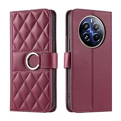 Lucyliy Compatible with Realme 12 Plus 5G Case Flip
