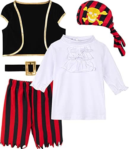 MOMBEBE COSLAND Baby Pirate Romper Jongen Carnaval Outfit Kleding Sets Wit 3-6 Maanden MOMBEBE COSLAND Baby Pirate Romper Jongen Carnaval Outfit Kleding Sets Wit 3-6 Maanden