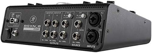 Large knob studio monitor for professional instruments.