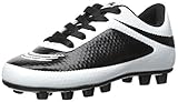 Vizari Infinity FG Soccer Cleat (Toddler/Little Kid/Big Kid), White/Black, 12 M US Little Kid