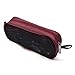 Case Star ® Red Color Quality Nylon Slim Travel Organizer Carrying Zipper Mesh Bag Case for Notebook Laptop Macbook Chromebook GOgroove FlexSMART X2 Bluetooth Wireless In-Car FM Transmitter Adaptor USB Charging HDMI VGA Line In/Out Cable OTG Cord with Case Star Velvet Bag (Red Color)